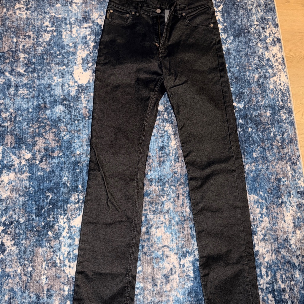 Original Like New Belstaff Black Skinny Men's Jeans Size 48 Insteam 34